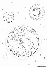 Tierra Eclipse Dibujo Stampare Supercoloring Kolorowanka Worksheets sketch template