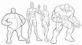 Body Draw Proportions Types Comics Skillshare sketch template