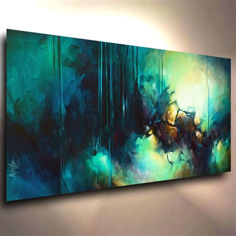 abstract art modern contemporary giclee canvas print   michael lang