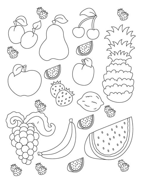 frutas perfeitas  colorir imprimir  desenhar colorir  pdmrea