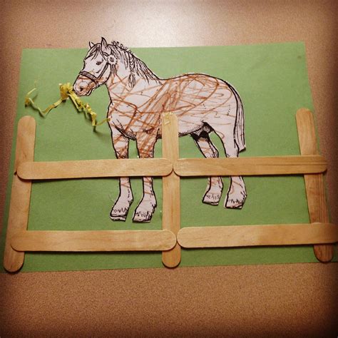 horse craft cute el horse crafts kids horse crafts rodeo crafts
