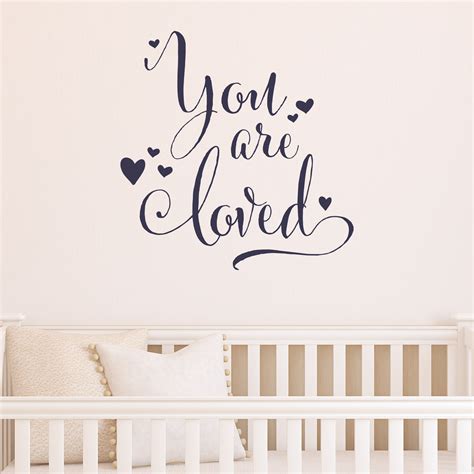 loved wall quotes decal wallquotescom