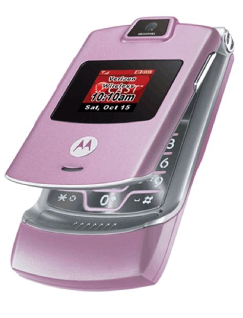 motorola razr vm pink verizon flip phone ready  activate motorola