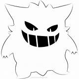 Gengar Scary Xcolorings Silvally Dusk Lineart Lycanroc 825px 44k sketch template