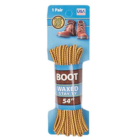 shoe gear    waxed boot laces brown gold walmart canada