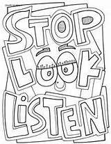 Respect Attention Grabbers Listen Classroomdoodles Expectations Differently Tole Grabber Put Doodle Divyajanani Getcolorings sketch template