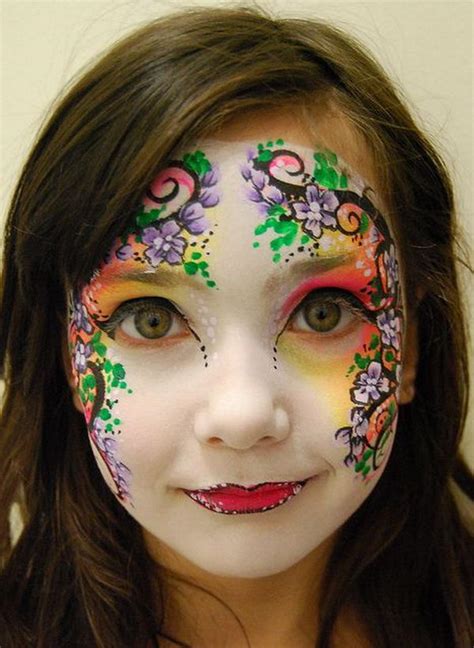 cool face painting ideas  girls  ideas