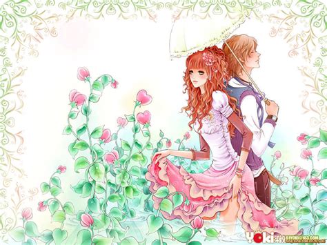 Download Romantic Love Cartoon Wallpaper Gallery