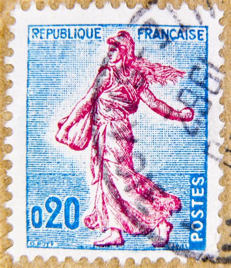 beautiful french stamp briefmarke  timbre francaise fr flickr