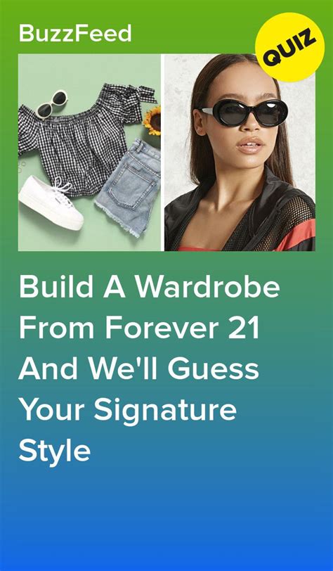 build  wardrobe      guess  signature style outfits quiz  style