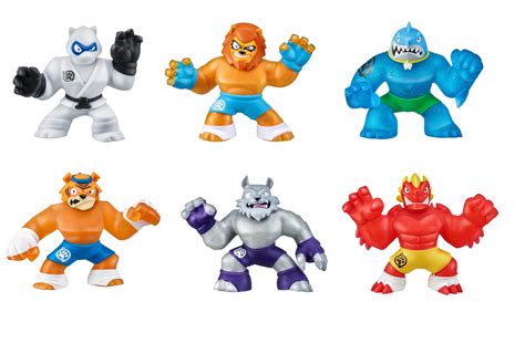 heroes  goo jit zu super stretchy action figure  pack styles