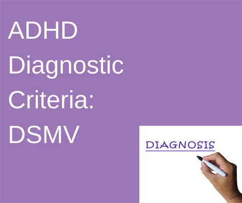 adhd diagnostic criteria dsmv add freesources