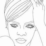 Coloring Pages Rihanna Dancing People Template Getcolorings sketch template