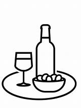 Wijn Wein Wine Kleurplaten Vormen Malvorlage Ausmalbild Stimmen Stemmen sketch template