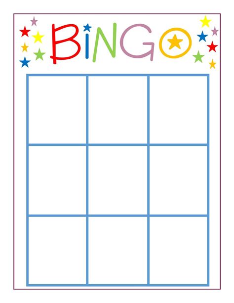 printable bingo cards blank  printable bingo cards