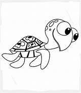 Nemo Finding Turtle Coloring Pages Squirt Drawing Sea Getcolorings Printable Drawings Getdrawings Paintingvalley Color sketch template