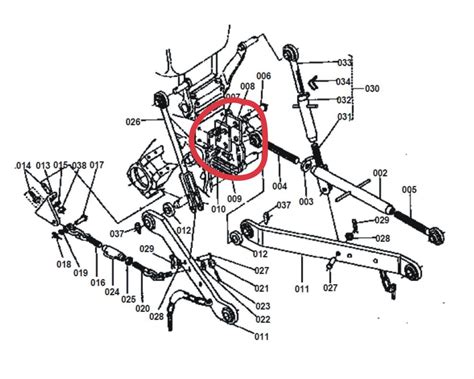 kubota tractor  parts diagram