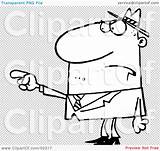 Blame Pointing Outlined Illustration Man Rf Royalty Clipart Toon Hit sketch template