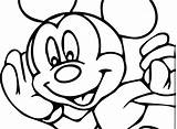 Mickey Mouse Head Coloring Pages Getcolorings Print Getdrawings sketch template