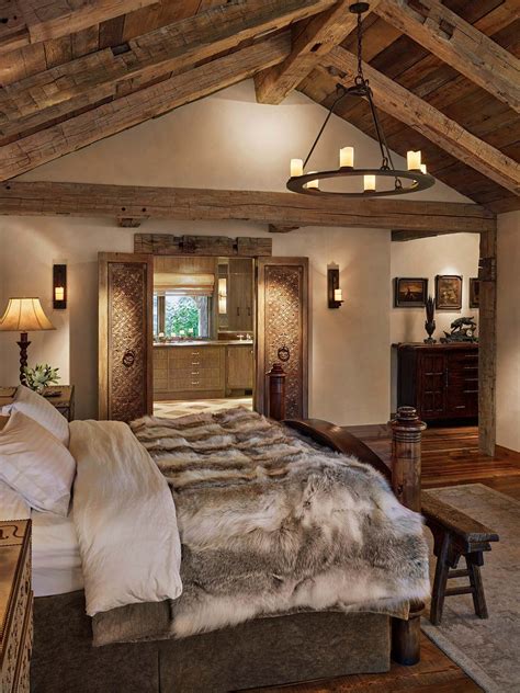 breathtaking rustic ranch house tucked   beartooth mountains farmhouse style master