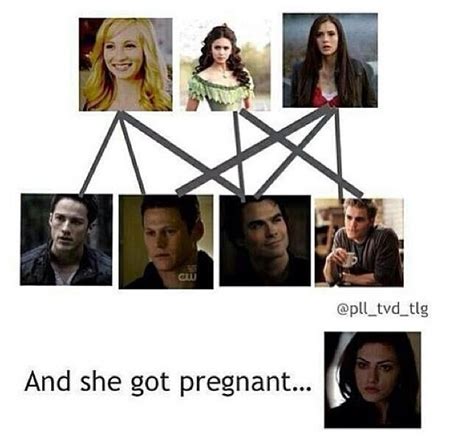 And She Got Pregnant Vampire Diaries Funny Vampire