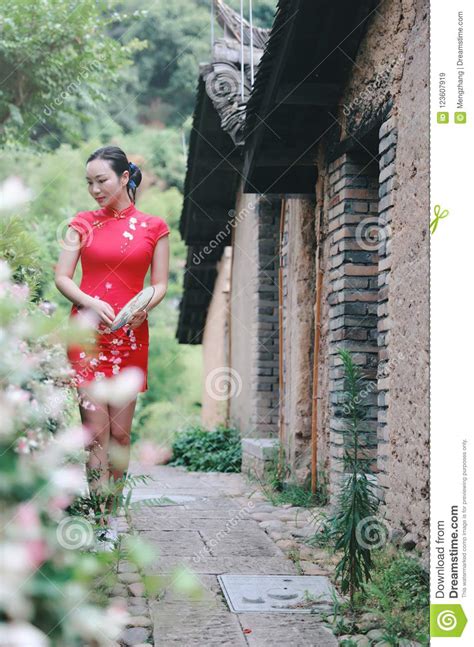 Asian Eastern Oriental Chinese Woman Beauty In Traditional Ancient