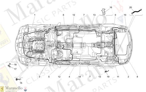 main wiring parts diagram  maserati quattroporte    cc