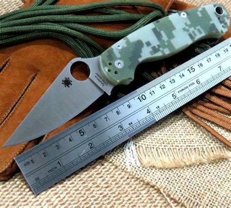 good item spider c81 knife para military 2 folding blade knife 9cr13mov