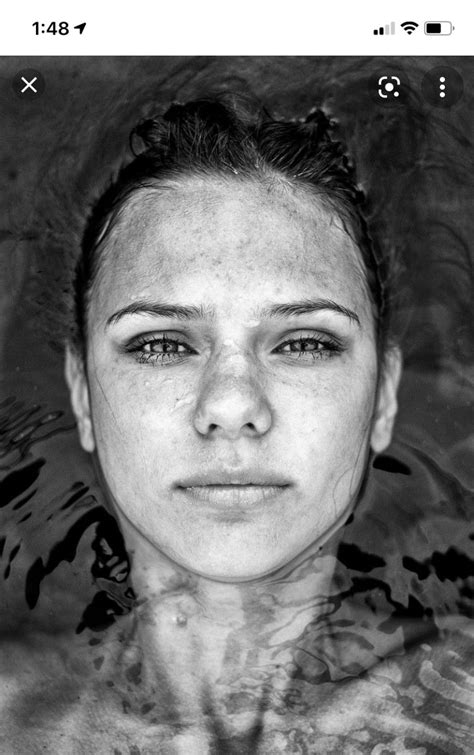underwater self portrait photography