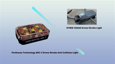 symik gs drone strobe light  firehouse technology arc  drone strobe anti youtube
