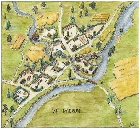 val modrum village map village map fantasy city map fantasy map