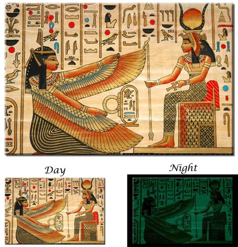 Glow In The Dark Egyptian Papyrus Ancient Egyptian