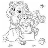 Enchantimals Coloring Pages Jayla Preena Xcolorings sketch template