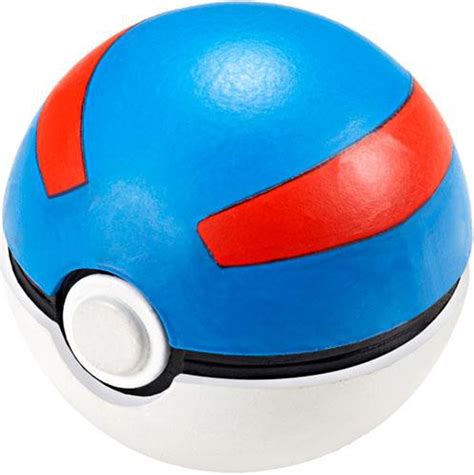 pokemon soft foam great ball  pokeball jakks pacific toywiz