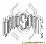 Ohio Coloring State Football Pages Template Color Buckeyes Buckeye Block Drawings Printable University Stencil Crafts Kids Kleurplaten Colors Birthday Books sketch template