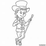 Tuxedo Coloring Pages Shirt Getdrawings Hat Template Cane Walking Drawing sketch template