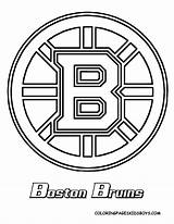 Bruins Coloring Nhl Sox Oilers Coloringhome Edmonton Hanging sketch template