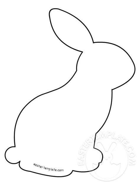 bunny outline cake ideas easter template
