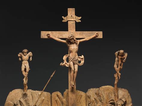 attributed   associate  hans wydytz  crucifixion group