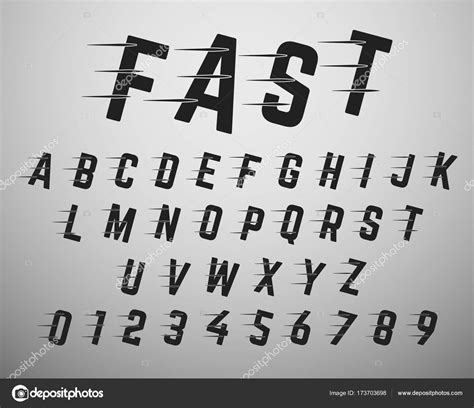 alphabet font template stock vector  bobevv