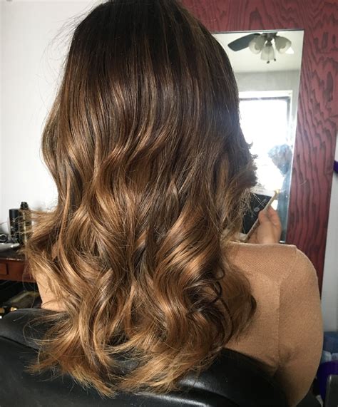 Copper Gold Brunette Beachends Long Hair Styles Beauty Hair