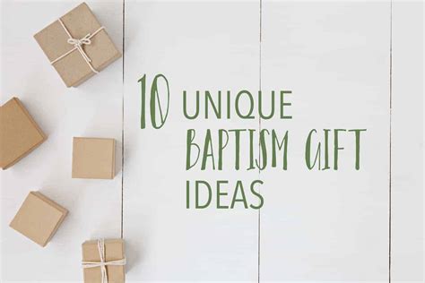 unique baptism gifts    special