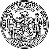 Seal State Wisconsin Etc Wi Great Usf Edu Clipart Seals Motto Forward Clip Flags Arms Coat Small Medium Large sketch template