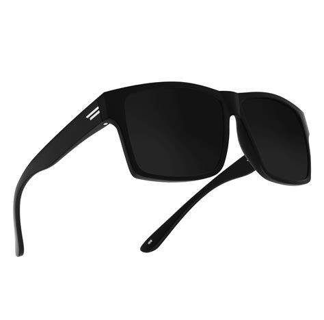 toroe matte black tr90 frame unbreakable polarized range sunglasses