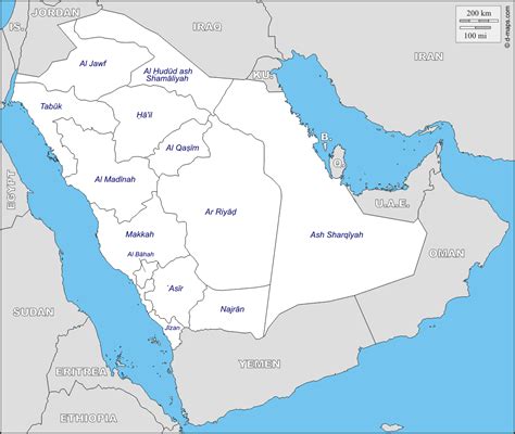 saudi arabia map travelsfinderscom