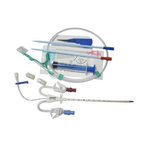 3 way foley plastic hemodialysis catheter kit rs 1500 kit nefrotek
