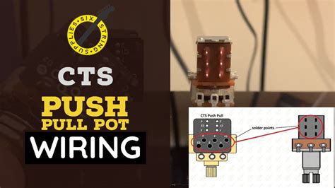 wire cts push pull pots youtube