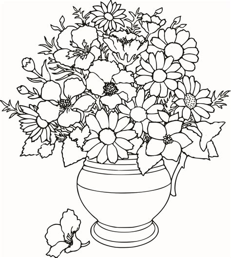 beautifull flower coloring pages coloring pages pinterest