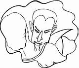 Coloring Pages Sucking Creatures Blood Vampire Dracula sketch template