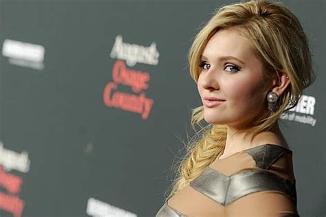 abigail breslin wears sheer dress to august osage county premiere [photos]